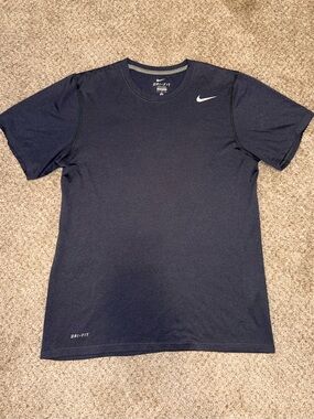 Nike Dri-FIT Performance T Shirt Gray Men's Medium Athletic Training Tee